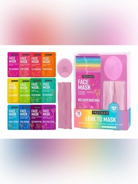 Freeman ‘Love To Mask’ Face Mask Variety Pack - NEW
